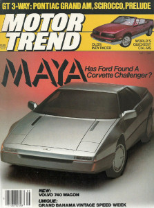 MOTOR TREND 1985 MAY - MAYA, CALAIS PACE CAR, LANCIA